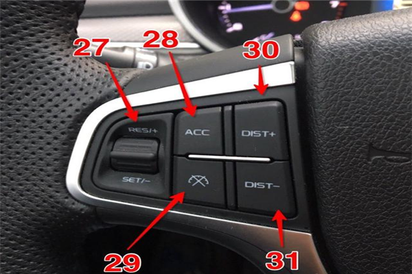 吉利帝豪gs方向盘按键说明书