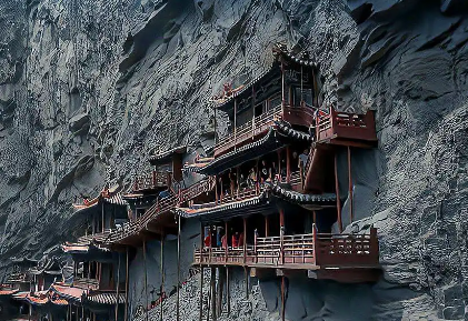 崖庙独有的定向飘香异象，恒山悬空寺单向香流完整真相