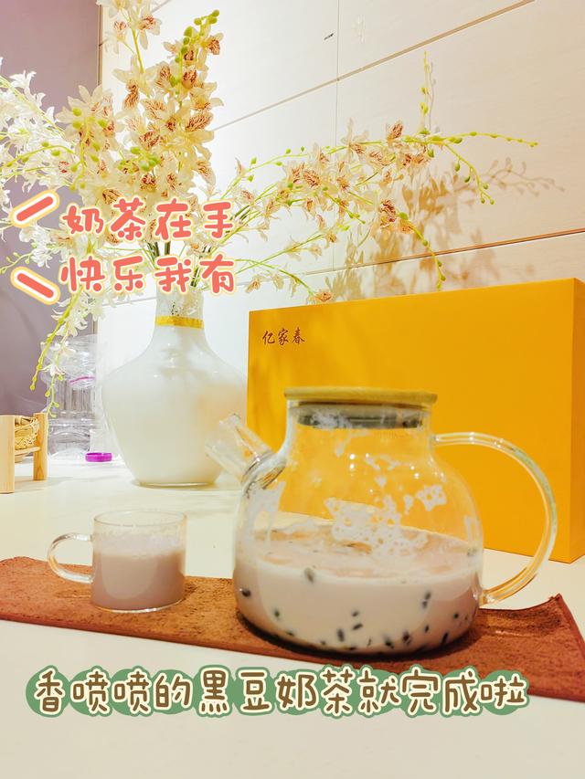 用豆浆怎么煮奶茶好吃 自制懒人黑豆奶茶(9)