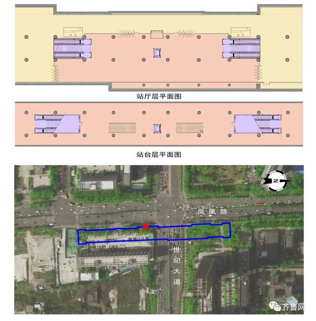 济南地铁7号线站点位置图 6个车站位置公示(6)