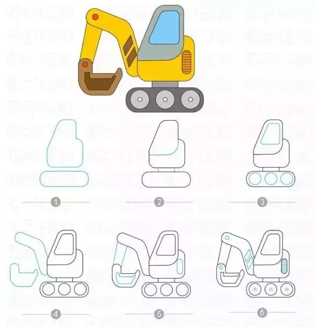 儿童基础画画车车（手把手教宝宝画好看的车车）(14)