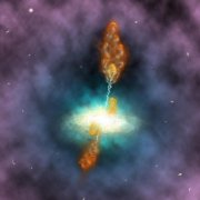 凤凰星系团中心黑洞喷出的热气喷流