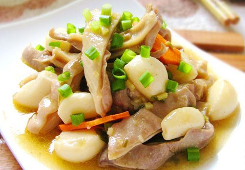 大蒜烧肚条