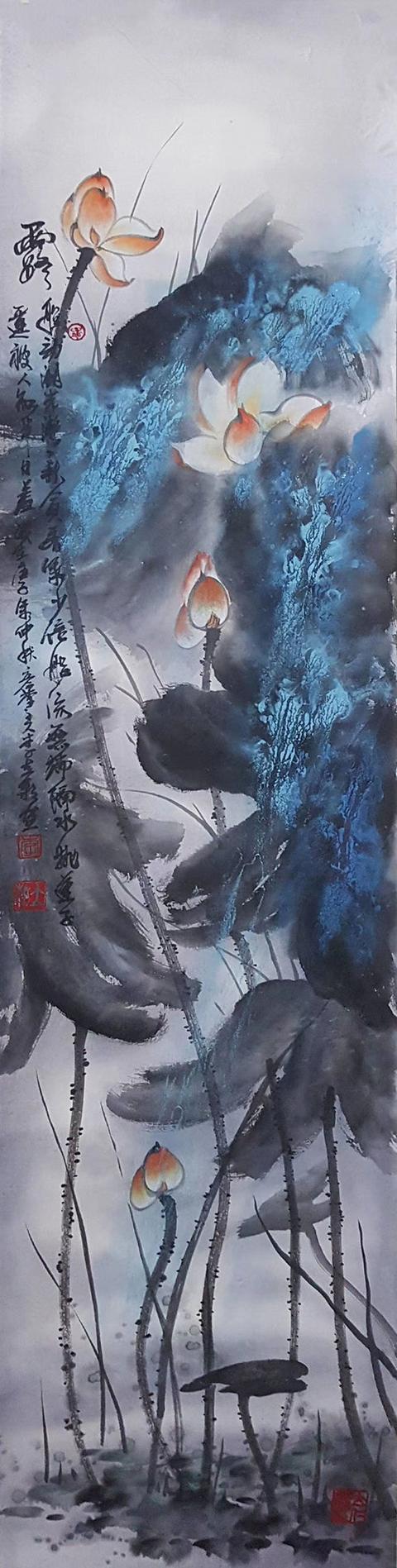 画家李立朝 高山深涧，峰峦雄伟，锦绣河山（画家李立朝高山深涧）(12)