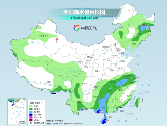 西南华南降雨持续 东北气温较常年偏低